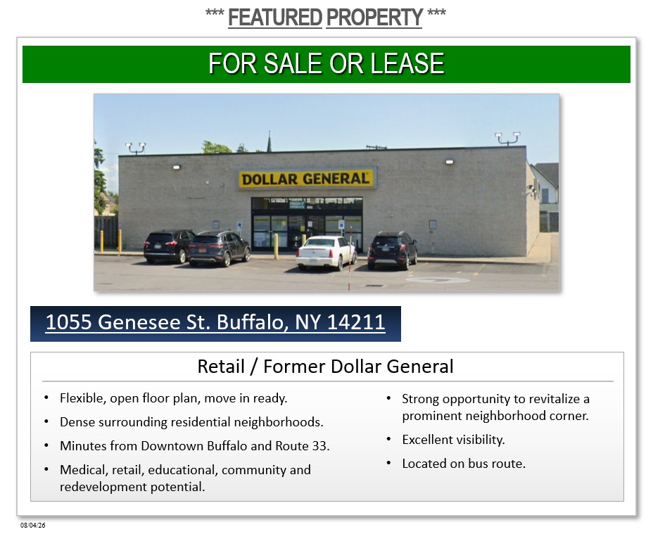 Featured Property - Buffalo NY 1055 Genesee-IPSL